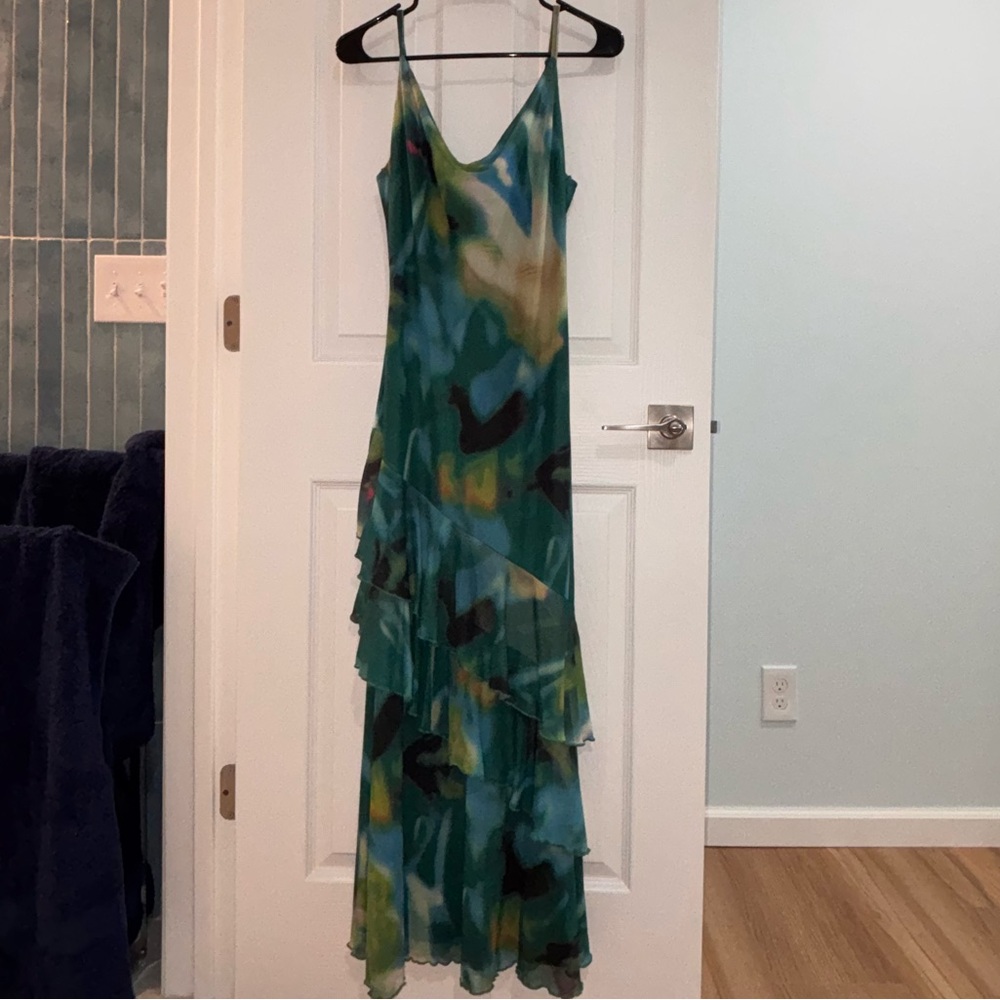 Elegant Multicolor Maxi Dress